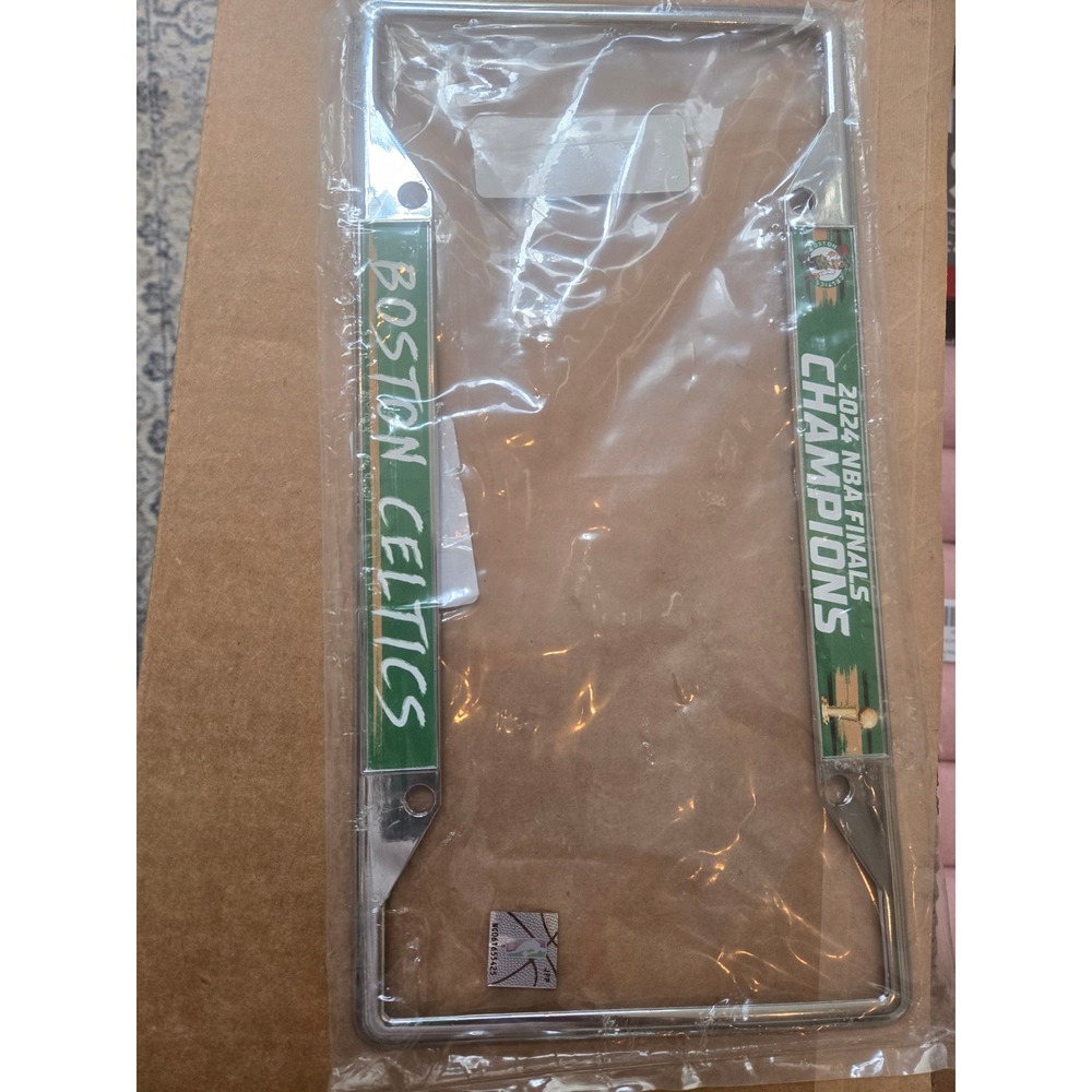Boston Celtics 2024 NBA Finals Champions Metal License‎ Plate Frame
